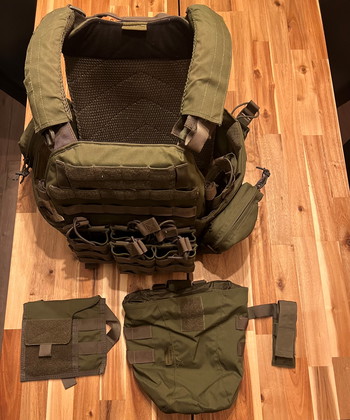 Image 2 for Warrior DCS OD green + pouches maat M