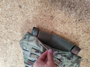 Image 4 for Multicam groin protector with loose velcro attachment point