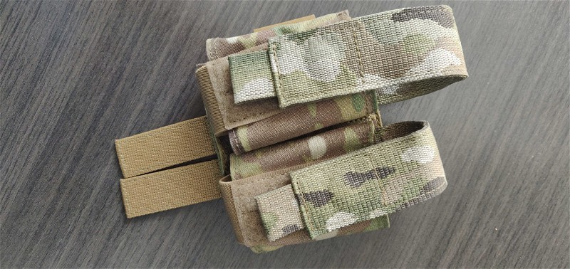Image 1 for Warrior Double 40mm Grenade/ Flashbang Pouch - MultiCam