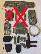 Afbeelding van Diverse airsoft gear