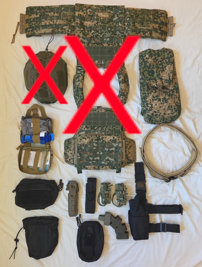 Image 1 for Diverse airsoft gear