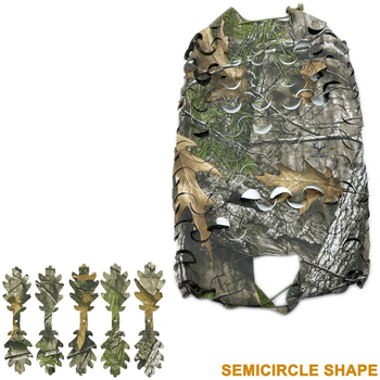 Afbeelding 10 van Helmetcover CAMO LEAVES & SEMICIRCLE 3D