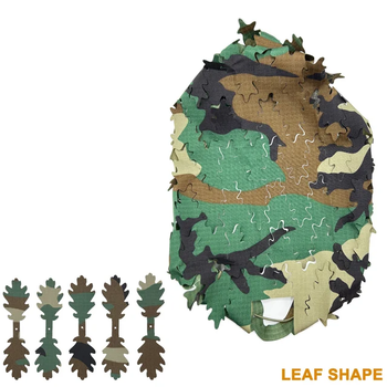 Afbeelding 8 van Helmetcover CAMO LEAVES & SEMICIRCLE 3D