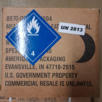 Image 2 for Ameerikaanse leger rantsoenen(MRE)!!!