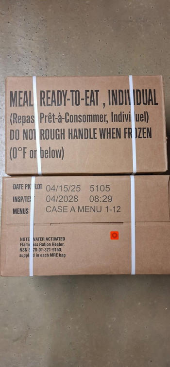 Image 3 for Ameerikaanse leger rantsoenen(MRE)!!!