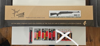 Image 7 for Action Army AAC-C1 Athena green gas/C02 sniper met extra's