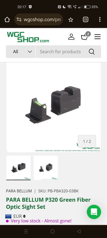 Bild 5 für Para Bellum P320 Wilson Combat PC 3.9