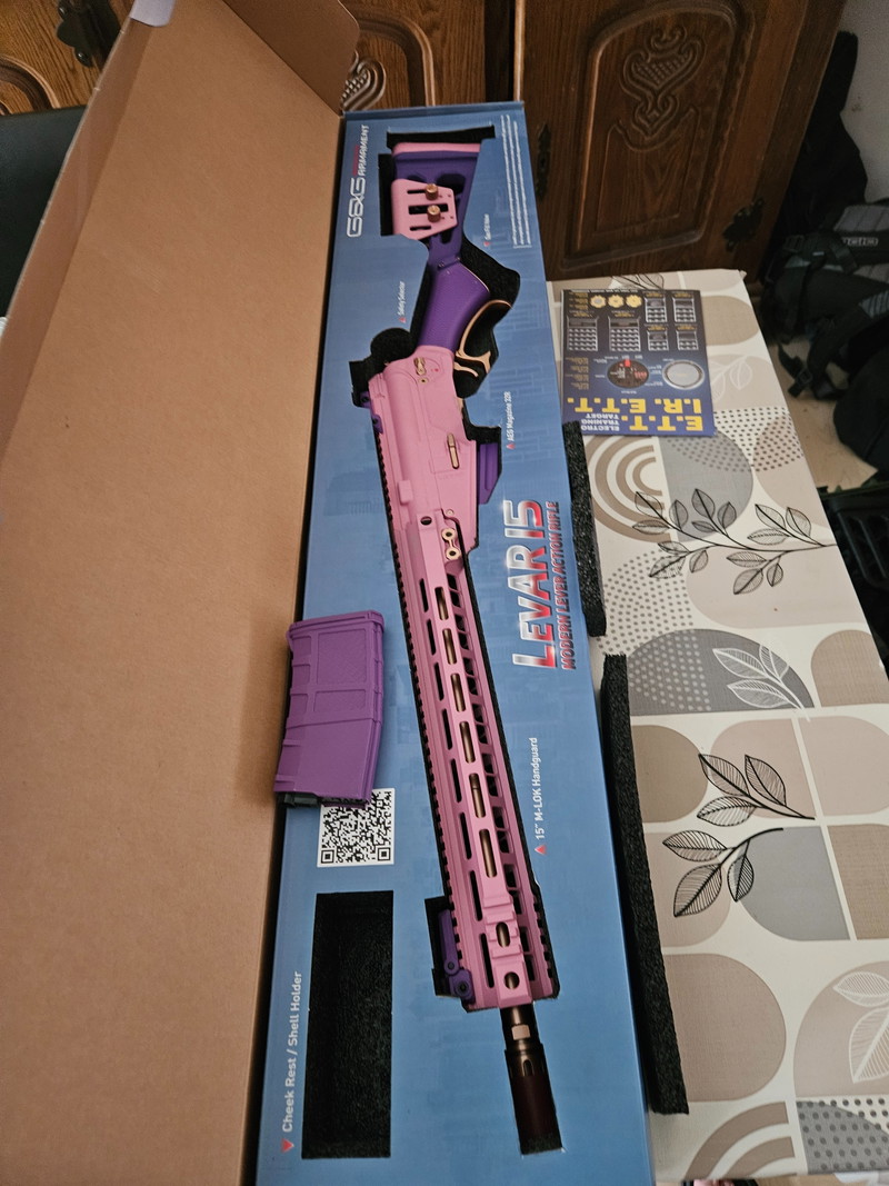 Image 1 for G&G Levar 15 pink + mid cap magazine