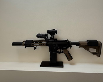 Bild 2 für ARES Amoeba AEG CQB rifle complete setup 7 mags, batterij, attachments
