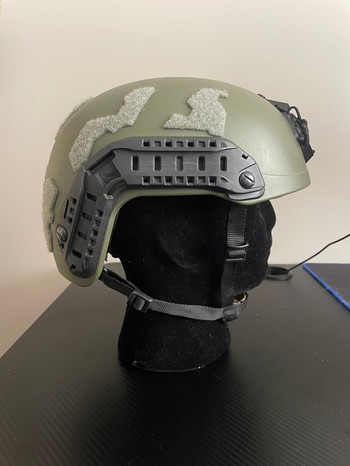 Bild 4 für Ranger Green FMA Super High Cut met FTHS velcro pattern + D.M. Gear FTHS Helm cover