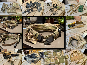 Afbeelding van Warrior Assault Systems low prodile molle belt, met Helikon Tex inner belt