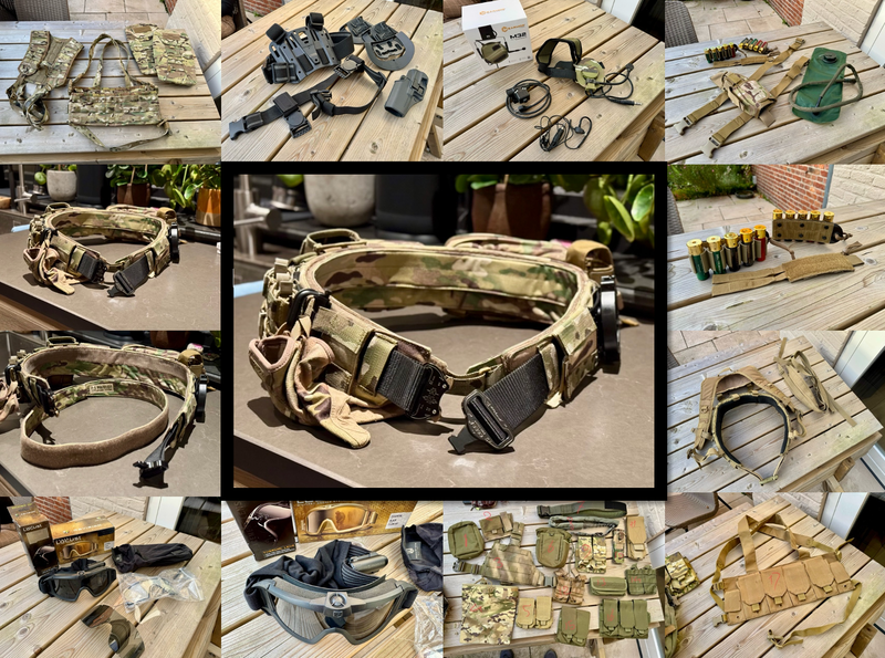 Afbeelding 1 van Warrior Assault Systems low prodile molle belt, met Helikon Tex inner belt