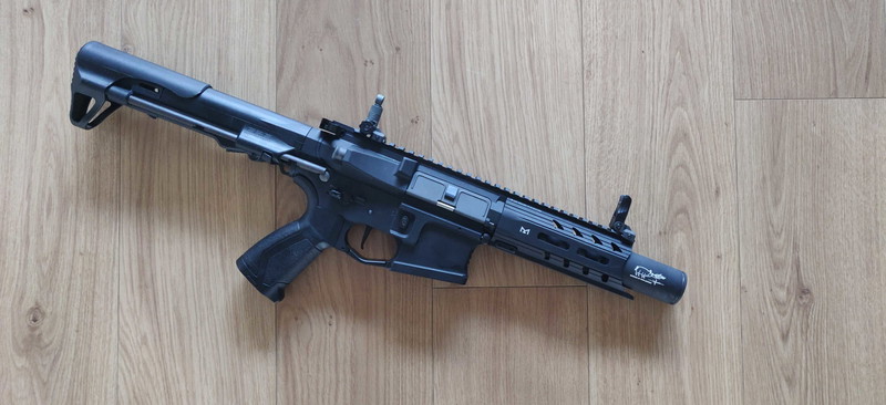 Image 1 pour G&G ARP 556 met noveske amplifier, stock verlenger en twee 11.1 1200mah lipo's