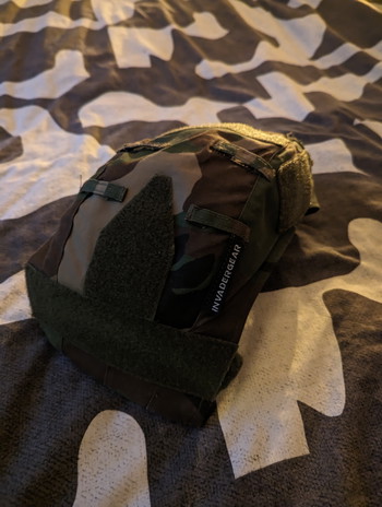 Image 2 for Invader Gear Woodland helmet cover