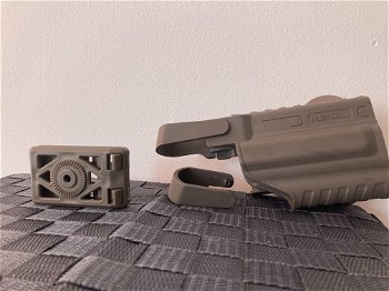 Image 2 for Nuprol Glock 17/18/19 series flashlight holster + Amomax belt clip
