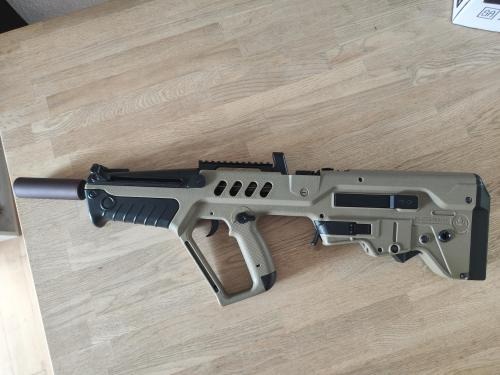 Imagen 1 de Heavily upgraded S&T Tavor/Tar 21+10 specna Arms midcaps.