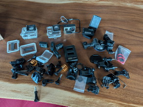 Afbeelding van GoPro Hero 3+ full HD met veel accessoires