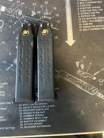 Afbeelding 2 van 2x VFC PPQ pistol Defect Magazines