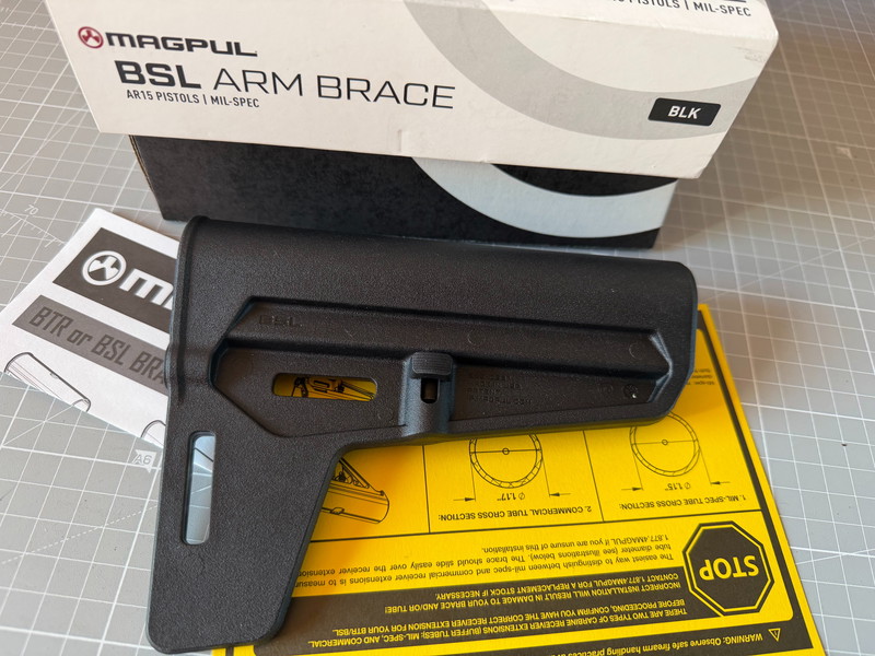 Image 1 pour Magpul BSL Arm Brace Stock Black Mil-Spec