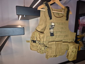 Afbeelding van Tactical Vest | Chestrig Tan | M4 Pouch | Utility pouch