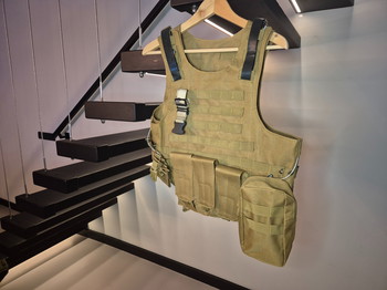 Image 2 pour Tactical Vest | Chestrig Tan | M4 Pouch | Utility pouch