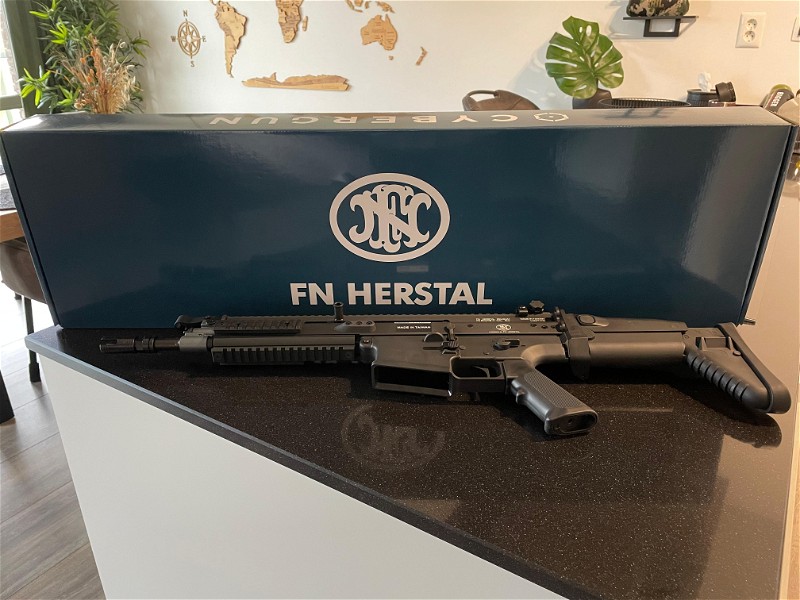 Image 1 for (Nieuw + Garantie) - FN SCAR H CQC BLACK | AEG | FN HERSTAL by CYBERGUN