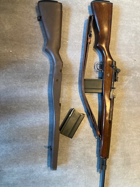 Afbeelding 1 van M14 mt echt houten kolf en extra magazijn