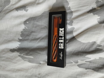Image 2 for Dr.Black Dinging outer barrel orange 5.1 hi capa and NexxSpeed Guide Rod in orange/gold