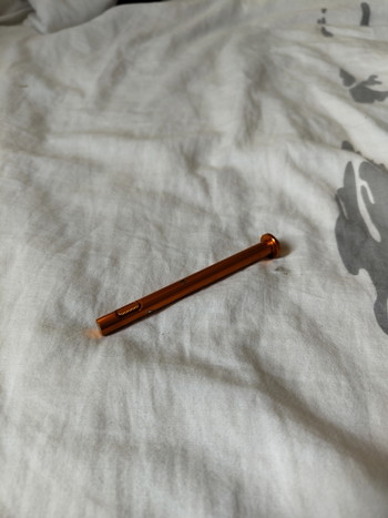 Image 3 for Dr.Black Dinging outer barrel orange 5.1 hi capa and NexxSpeed Guide Rod in orange/gold