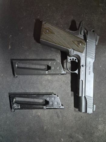 Afbeelding 3 van Kwa/kwc 1911 co2 blowback full metal