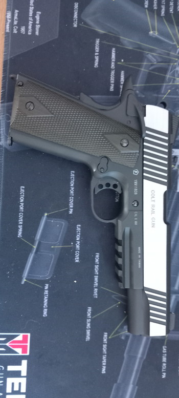 Image 2 for Colt 1911 rail gun kwc co2