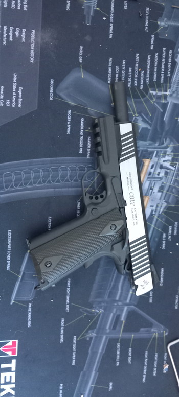 Image 3 for Colt 1911 rail gun kwc co2