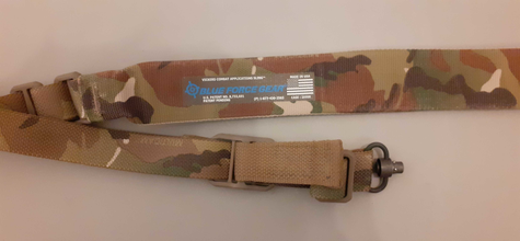 Afbeelding van Blue Force Gear Vickers Padded 2 point sling met QD swivel