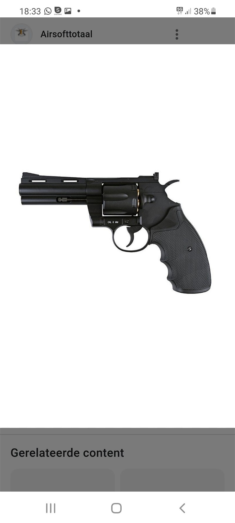 Image 1 for Asg revolver