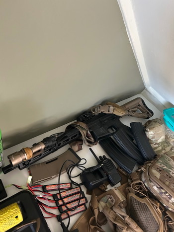 Image 3 for Zeer complete airsoft set te koop.