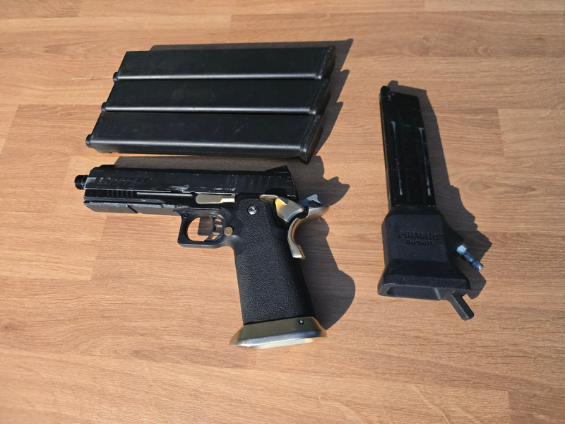 Imagen 1 de Armor Works Hi-Capa + Novritsch SSP 1 Slide + Tapp HPA Adapter