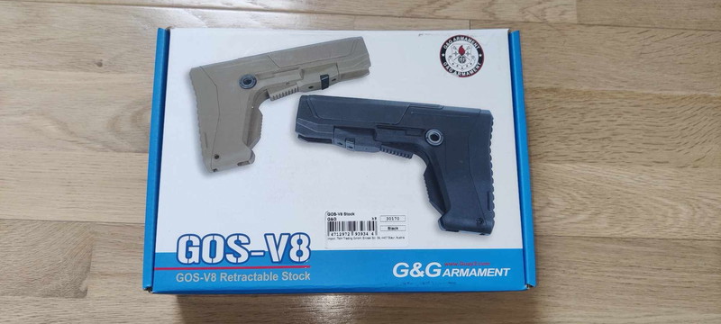 Imagen 1 de G&G GOS-V8 retractable stock met buffer tube