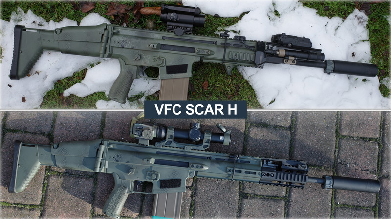 Image 1 pour VFC Scar-H GBBR w. Two Custom Builds