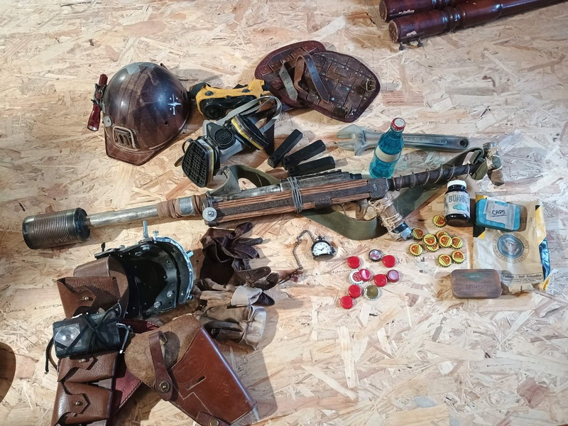 Imagen 1 de Post-apocalyptic/Fallout-style outfit - Improvised bolt-action rifle Jing-Gong BAR10 G-Spec
