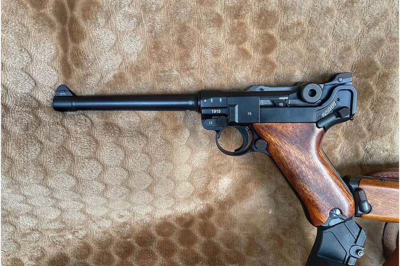 Imagen 1 de Prachtig costum luger 1917 Imperial Navy replica