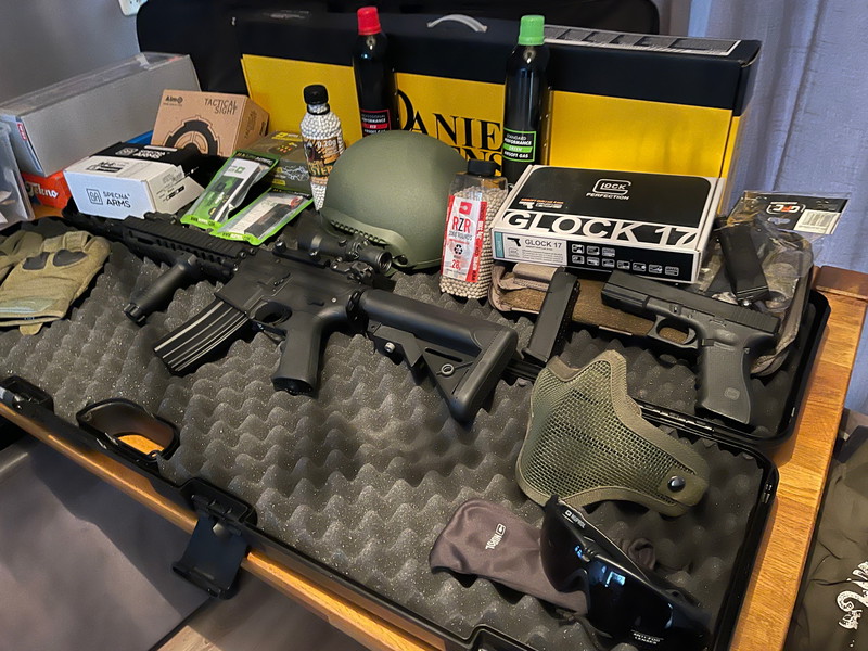 Image 1 for Set Specna arms M4+ACOG+ Umarex Clock 17 gen4