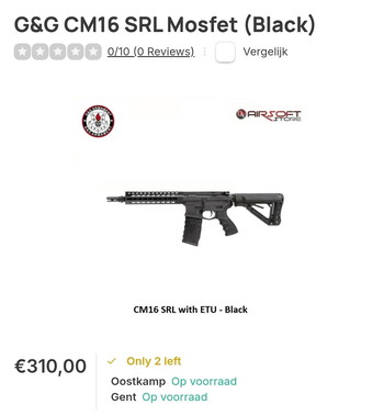 Bild 8 für G&G CM16 SRL ETU Airsoft