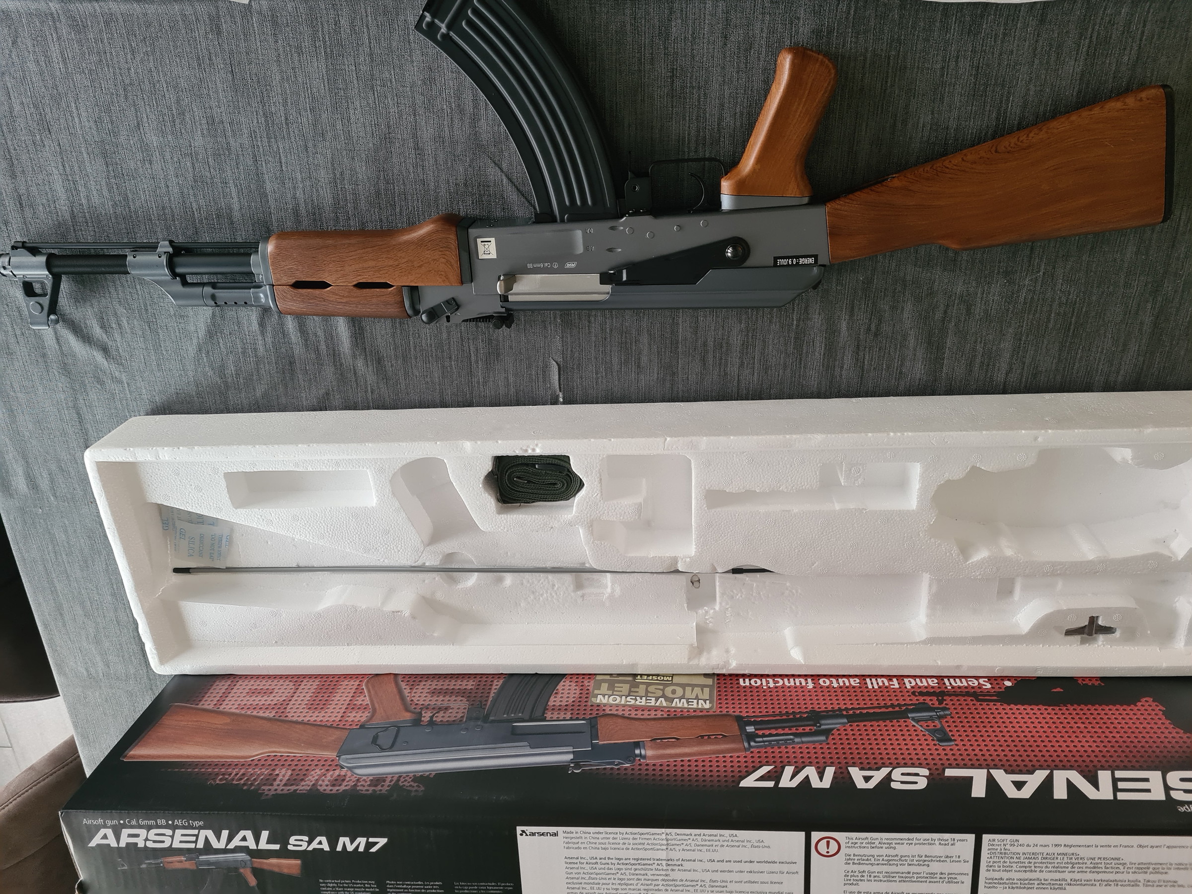 ASG Arsenal SA M7 ( AK - 47 ) AEG & chrono. 