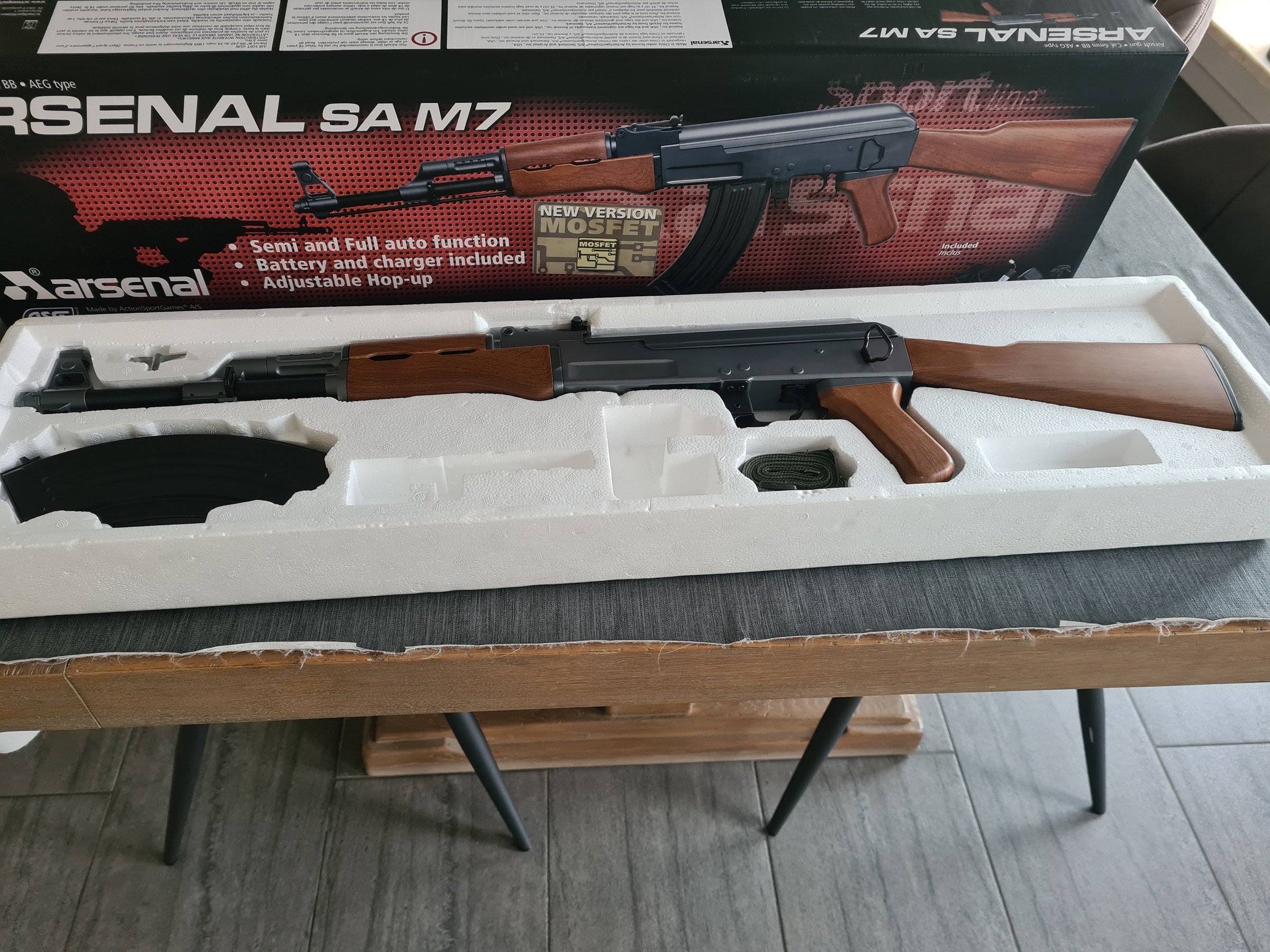 ASG Arsenal SA M7 Airsoft AK-47 Review SaltyOldGamer Airsoft Review ,  arsenal airsoft 