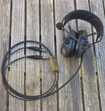 Bild für Sordin Supreme MIL CC Slim headset Dual downlead