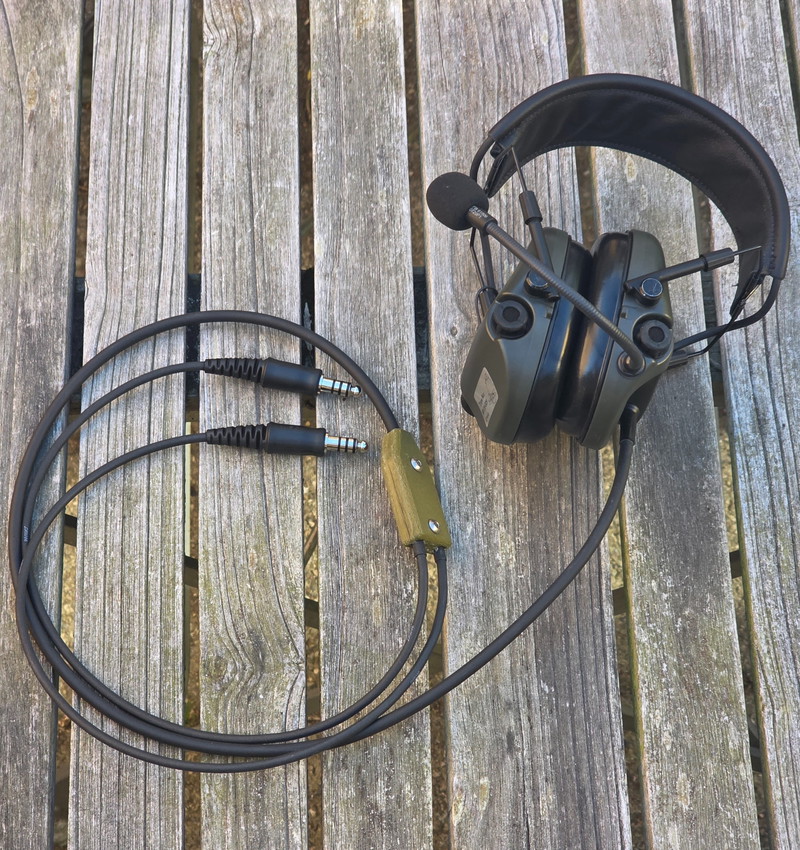 Image 1 for Sordin Supreme MIL CC Slim headset Dual downlead