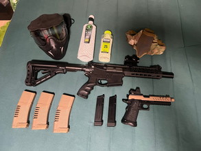 Image for Complete Airsoft Set - G&G Combat Machine + Vorsk Hi Capa 5.1 + accessoires