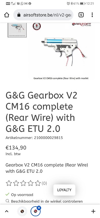 Image 2 pour V2 gearbox internals uit g&g cm16