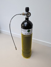 Bild für Persluchtfles MDE 7 liter 300 bar met manometer en slang