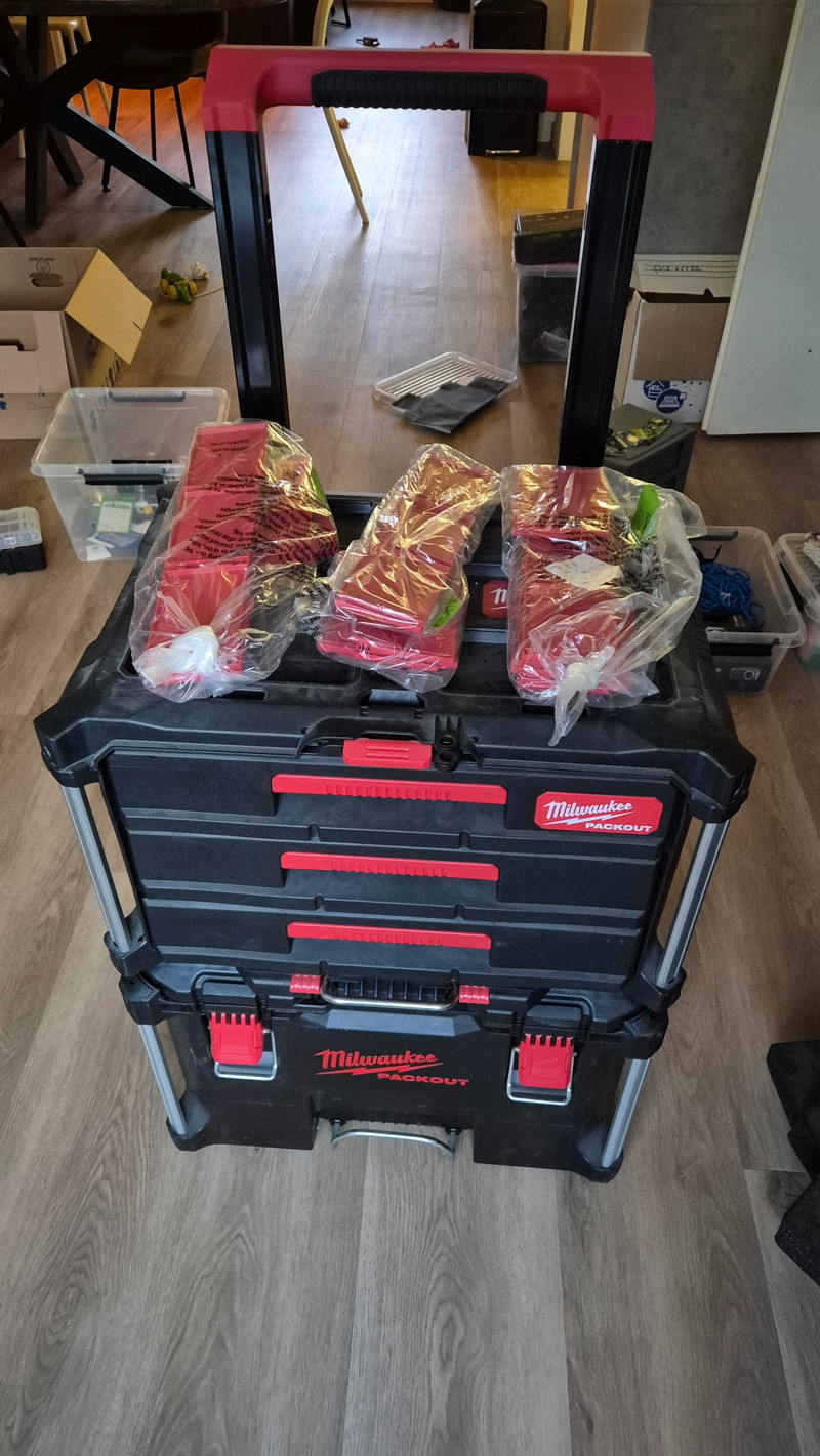 Bild 1 für Milwaukee packout trolley en lade voor Airsoft